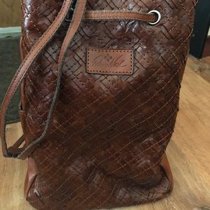Patricia Nash Braided Leather Backpac